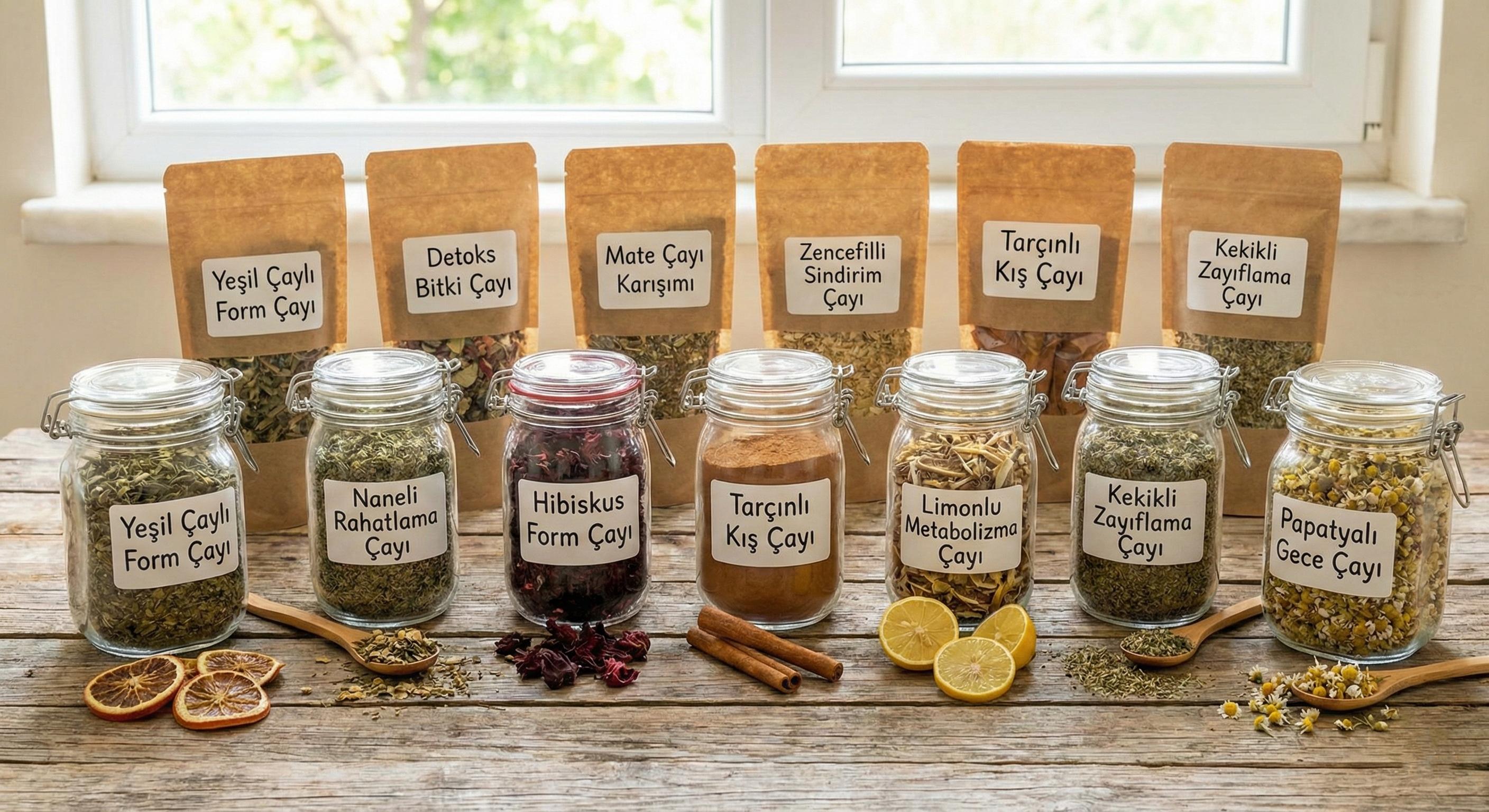 Masaj Öncesi ve Sonrası Organik Form Çayları